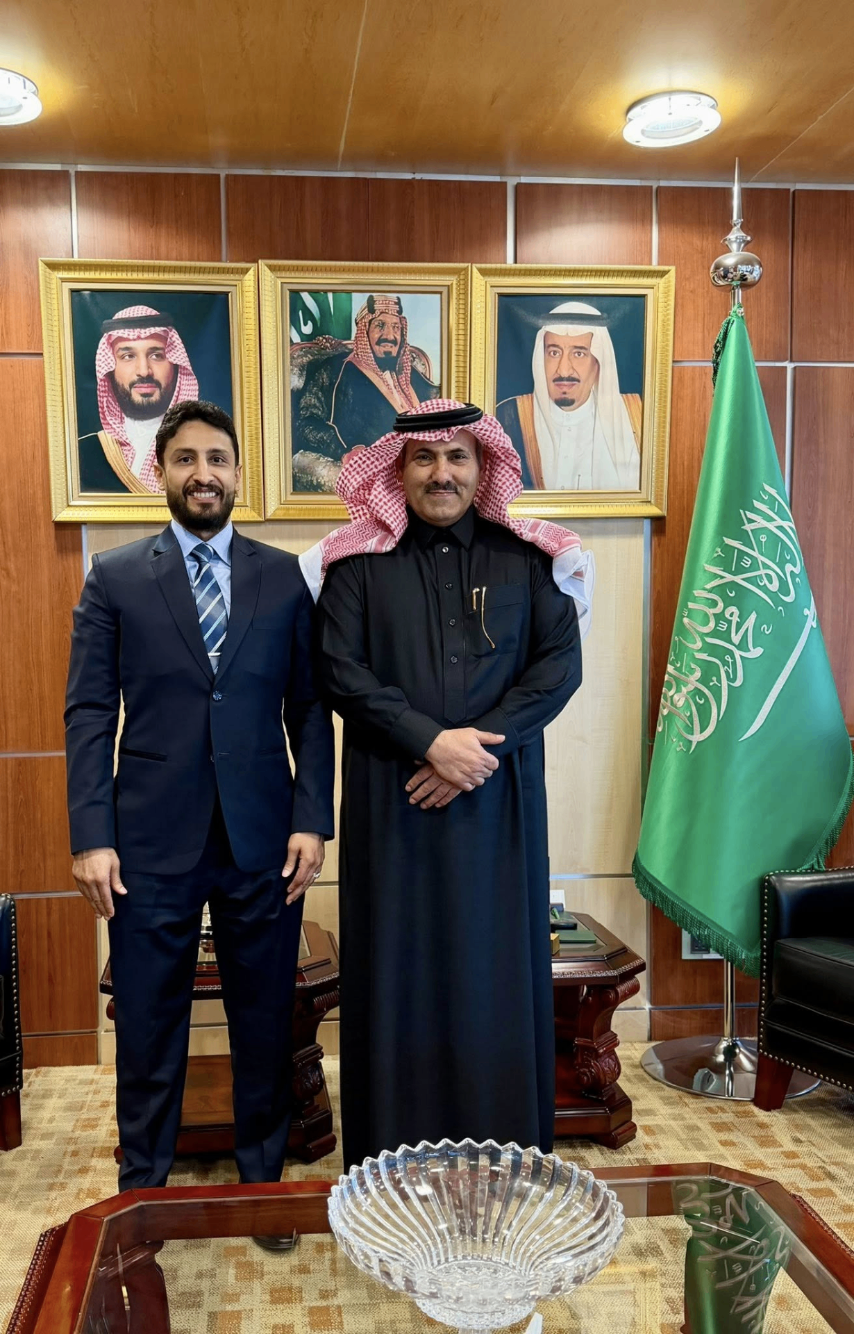 الخضر سليمان خلال لقاءات دبلوماسية رفيعة المستوى في الرياض